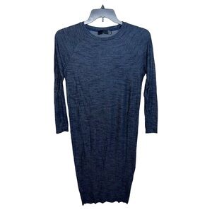 Zara TRF Dress Women’s Size M Blue Long Length Long Sleeve Casual